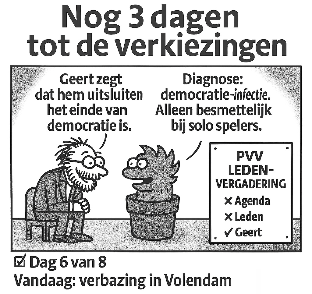 nog 3 dagen tot de vekiezingen